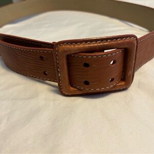 Talbot’s Smooth Leather Belt in Havana Tan